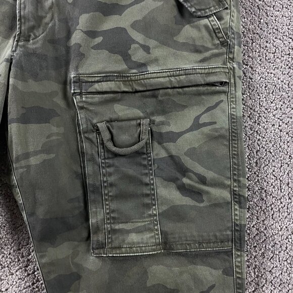 Abercrombie & Fitch Camo Cargo Pants Men's 36 x 32 Rustin Athletic Slim Military - Picture 7 of 14